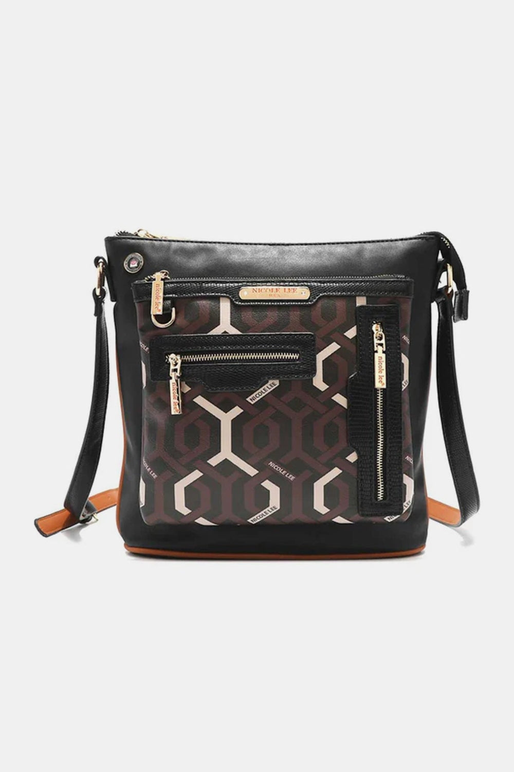 Nicole Lee USA Geometric Pattern Crossbody Bag - Handbag - FITGGINS