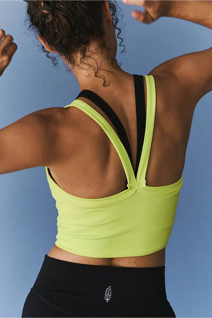 Scoop Neck Active Tank - Crop Tops & Tank Tops - FITGGINS