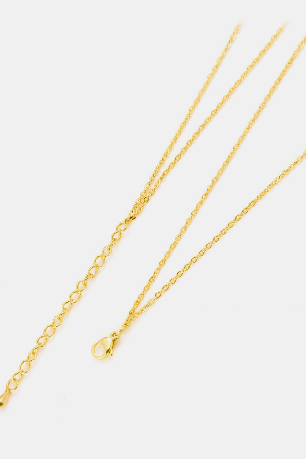 Linked Ring Pendant Chain Necklace - Necklaces - FITGGINS