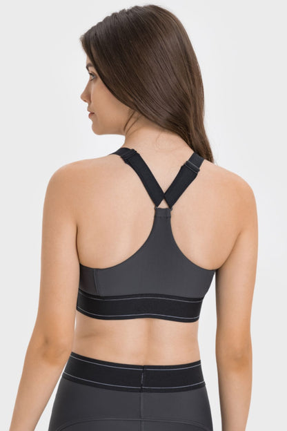 Millennia Contrast Sports Bra Fitggins