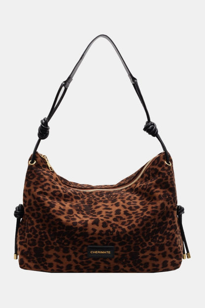 Suede Large Shoulder Bag - Handbag - FITGGINS