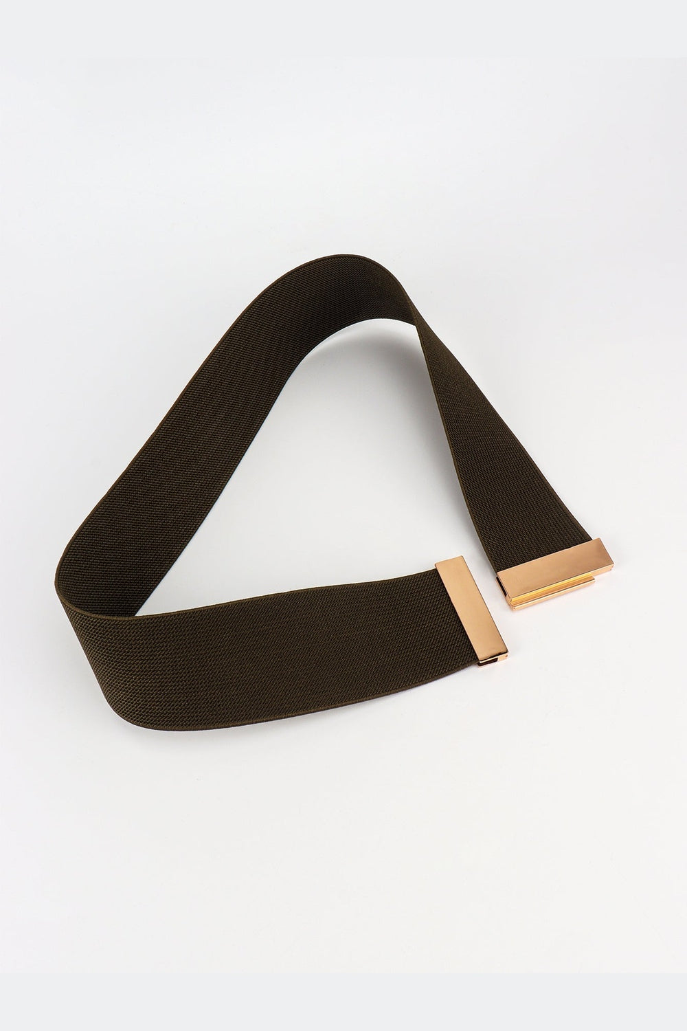 Alloy Buckle Elastic Belt - Belt - FITGGINS