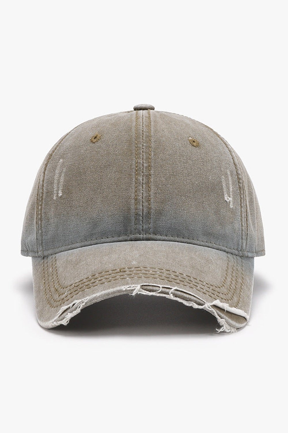 Distressed Washed Adjustable Baseball Cap - Hats - FITGGINS