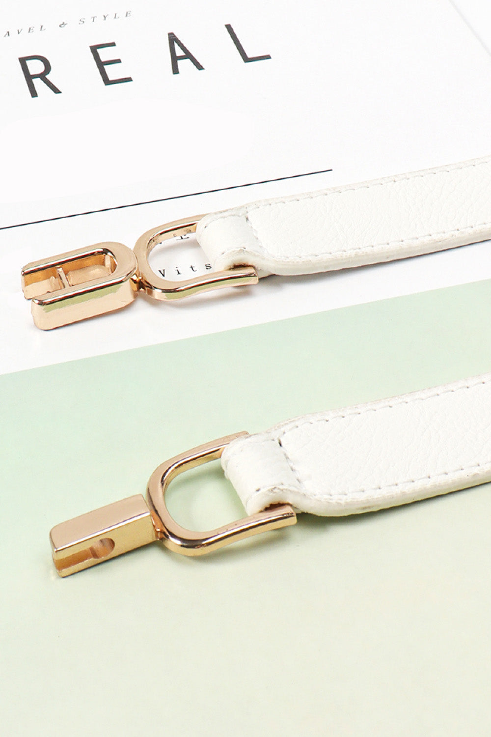 Alloy Buckle Elastic Belt - Belt - FITGGINS