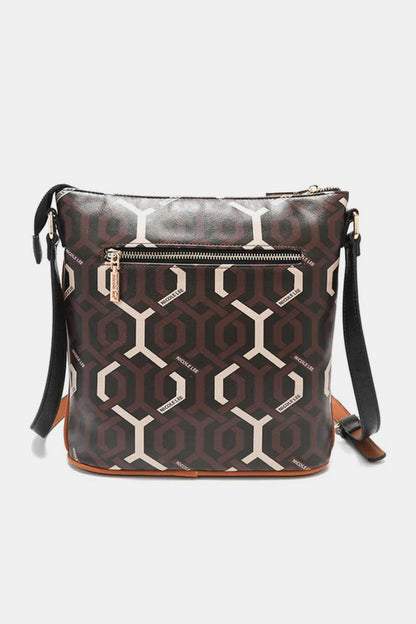 Nicole Lee USA Geometric Pattern Crossbody Bag - Handbag - FITGGINS