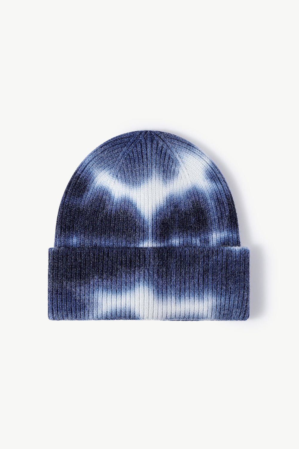 Tie-Dye Cuffed Knit Beanie - Hats - FITGGINS