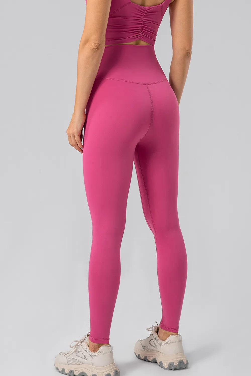 High Waist Wide Waistband Active Leggings Fitggins