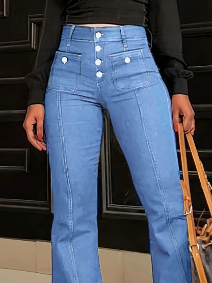 Flare Jeans with Pockets Fitggins