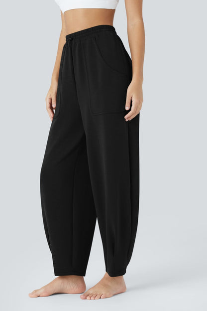 Lovelet Drawstring Pants with Pockets - Pants - FITGGINS