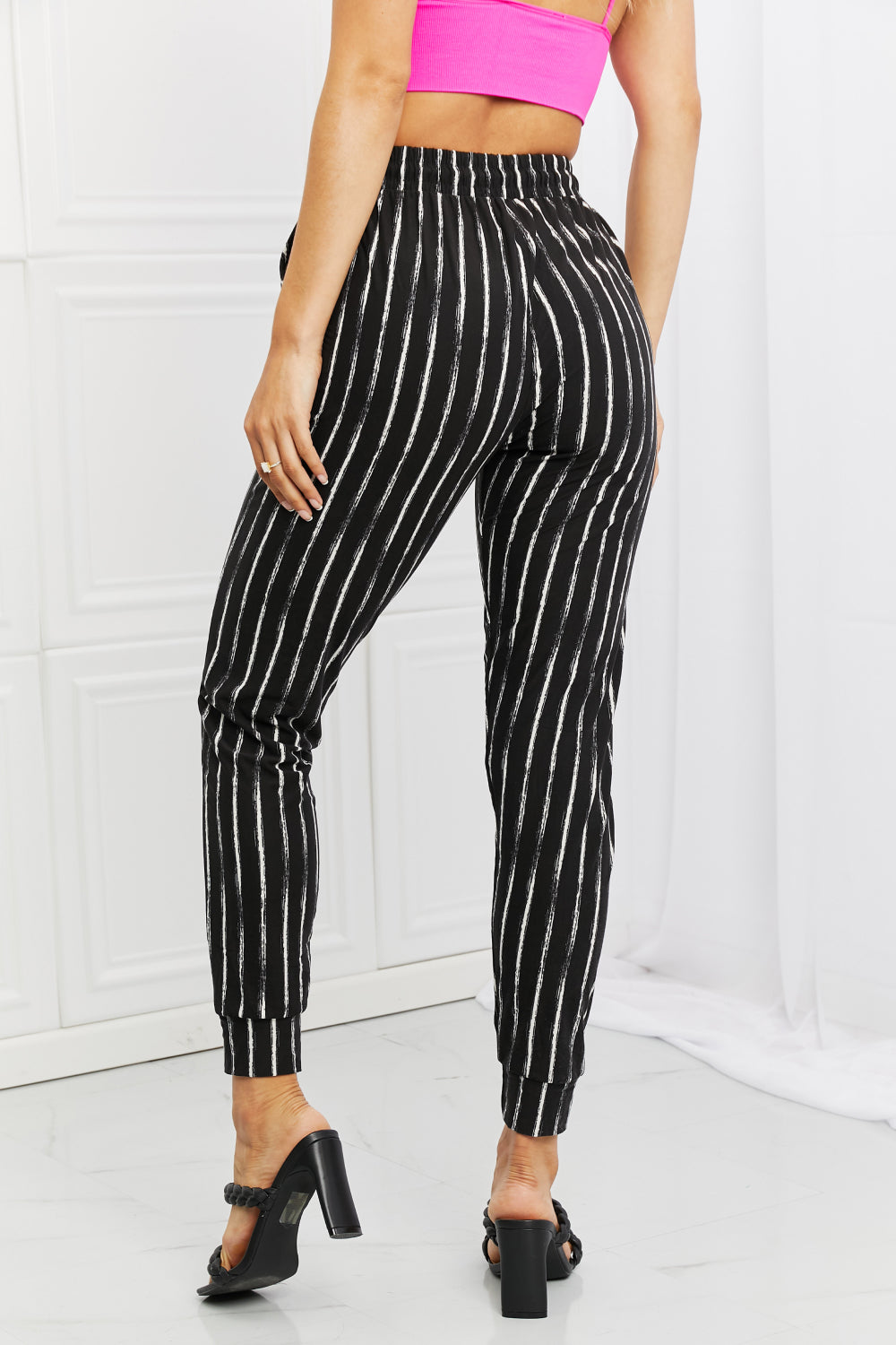 Leggings Depot Stay In Full Size Joggers - Pants - FITGGINS