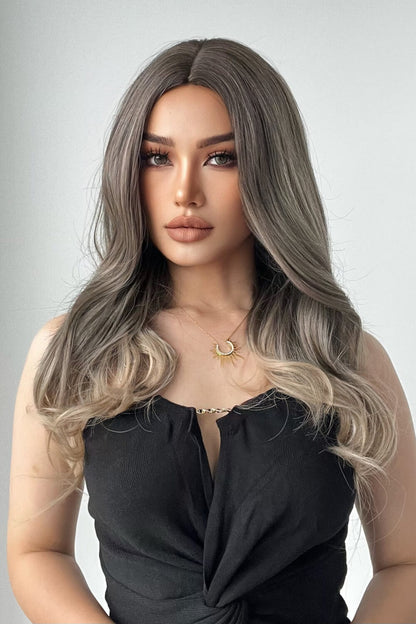 13*1" Full-Machine Wigs Synthetic Long Straight 24" - Hair - FITGGINS