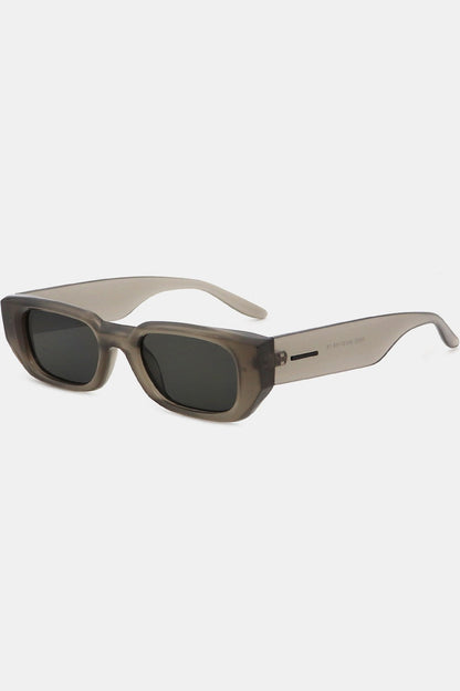 Polycarbonate Frame Rectangle Sunglasses - Sunglasses - FITGGINS