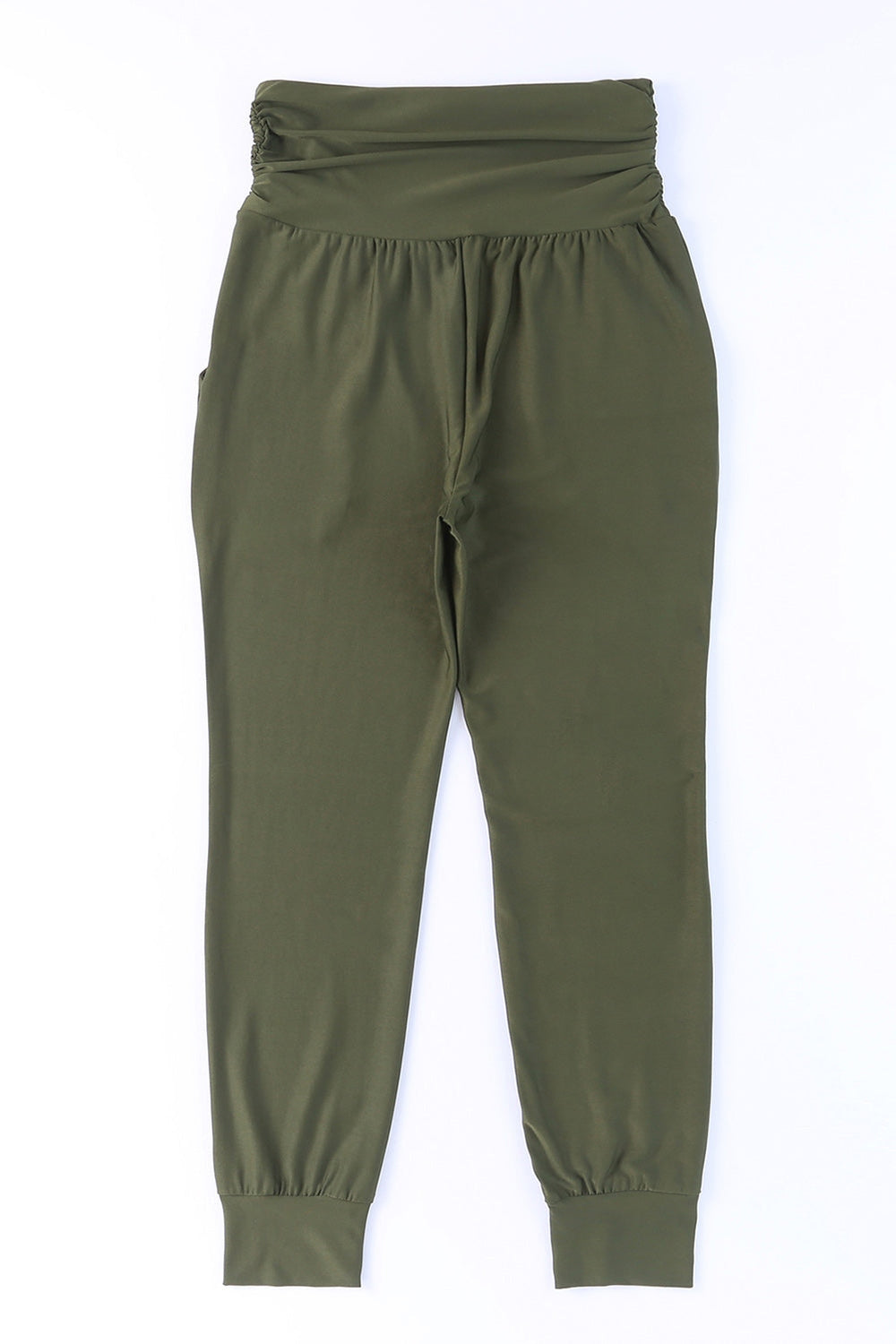 High-Rise Wide Waistband Joggers - Pants - FITGGINS