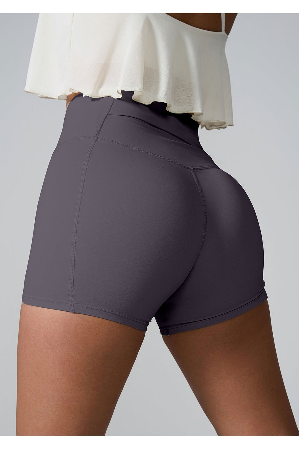 High Waist Active Shorts - Short Leggings - FITGGINS