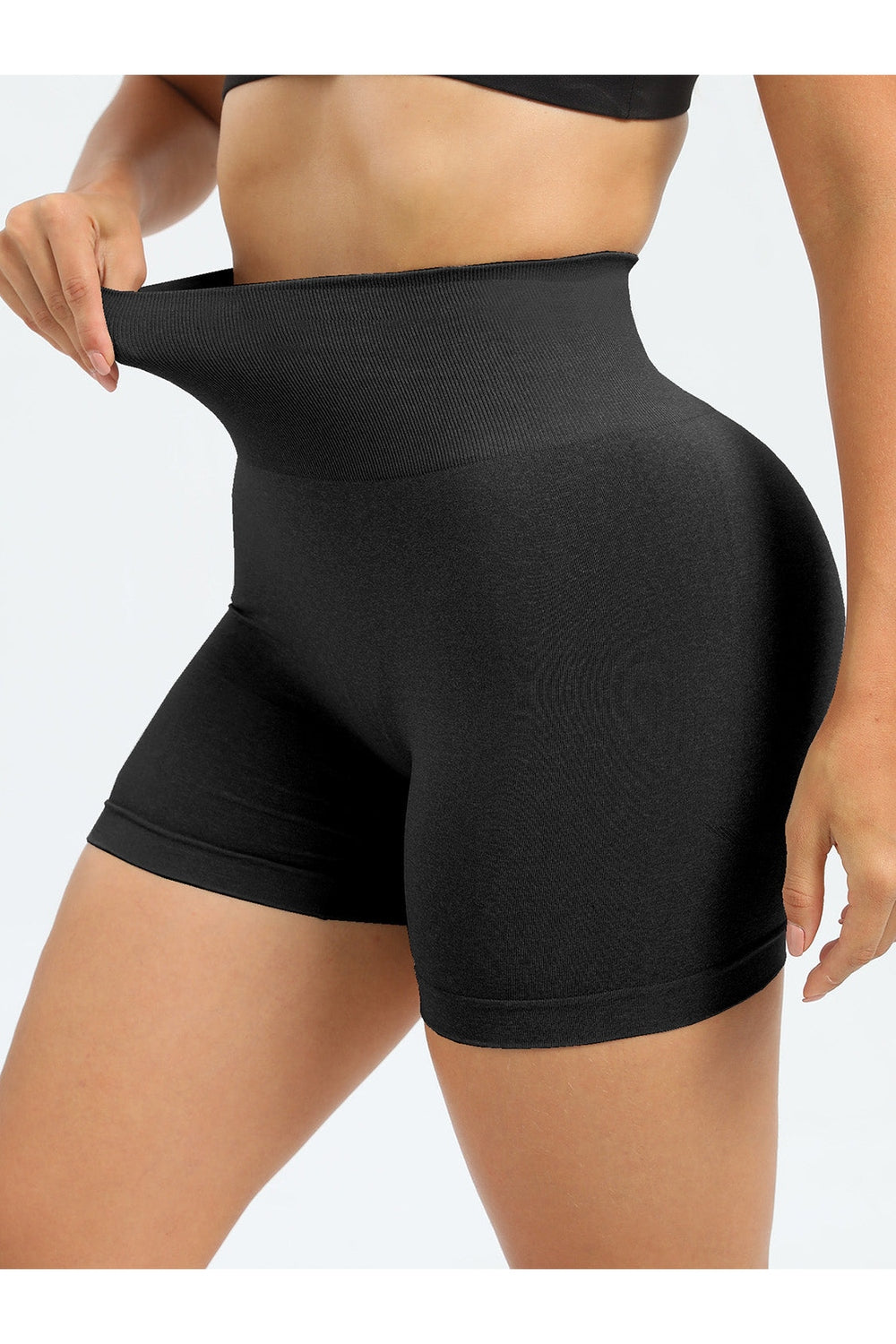 High Waist Active Shorts - Short Leggings - FITGGINS