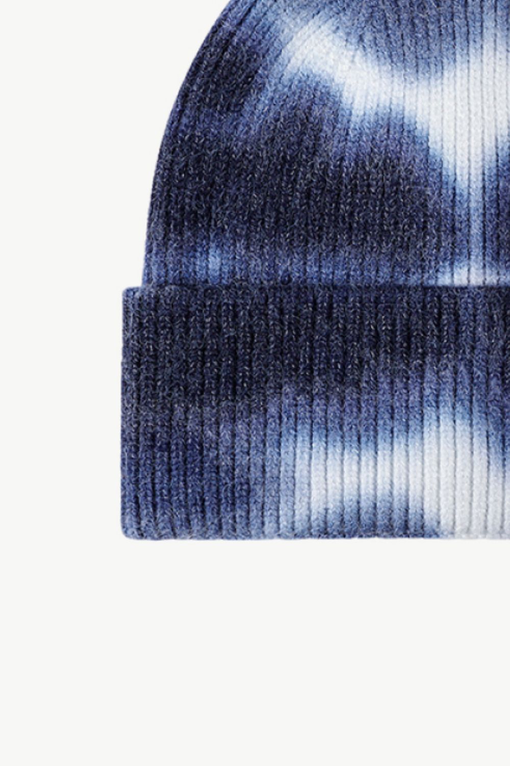 Tie-Dye Cuffed Knit Beanie - Hats - FITGGINS