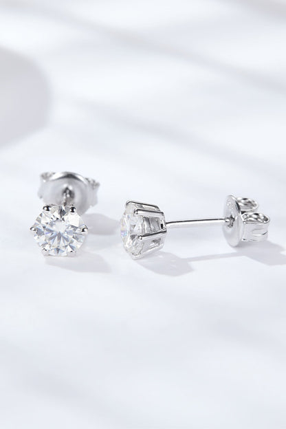 Good Days Ahead Moissanite Stud Earrings - Earrings - FITGGINS