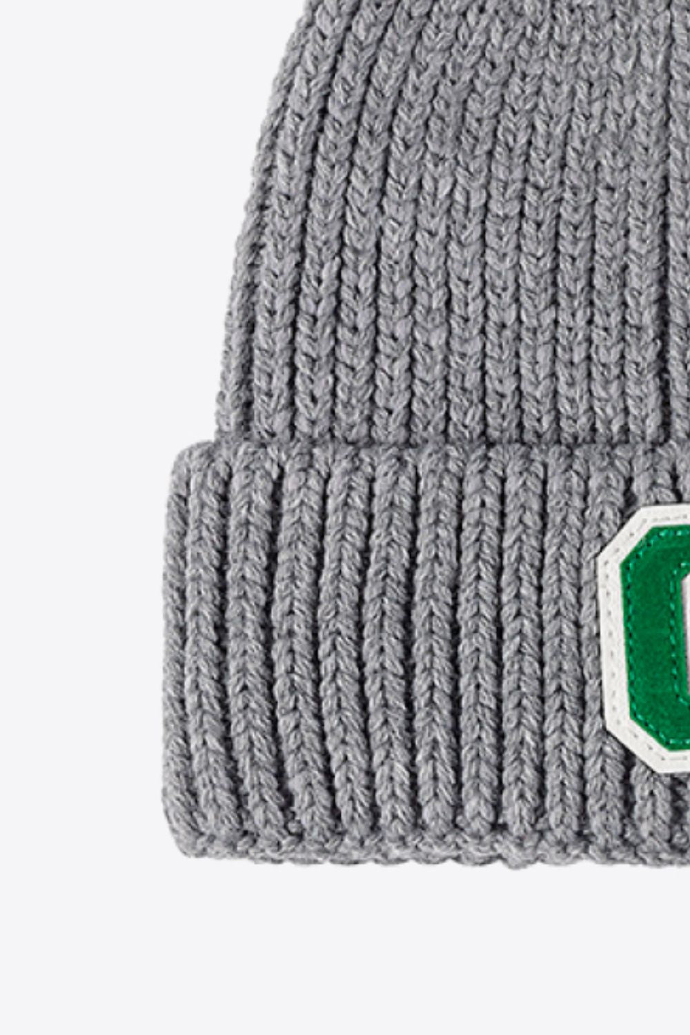 Letter C Patch Cuffed Beanie - Hats - FITGGINS