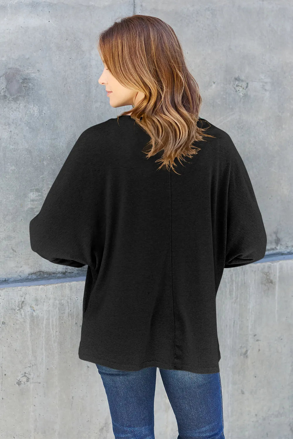 Double Take Full Size Round Neck Long Sleeve T-Shirt Fitggins