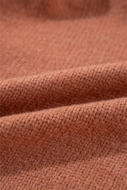 Slit Open Front Dropped Shoulder Cardigan Fitggins