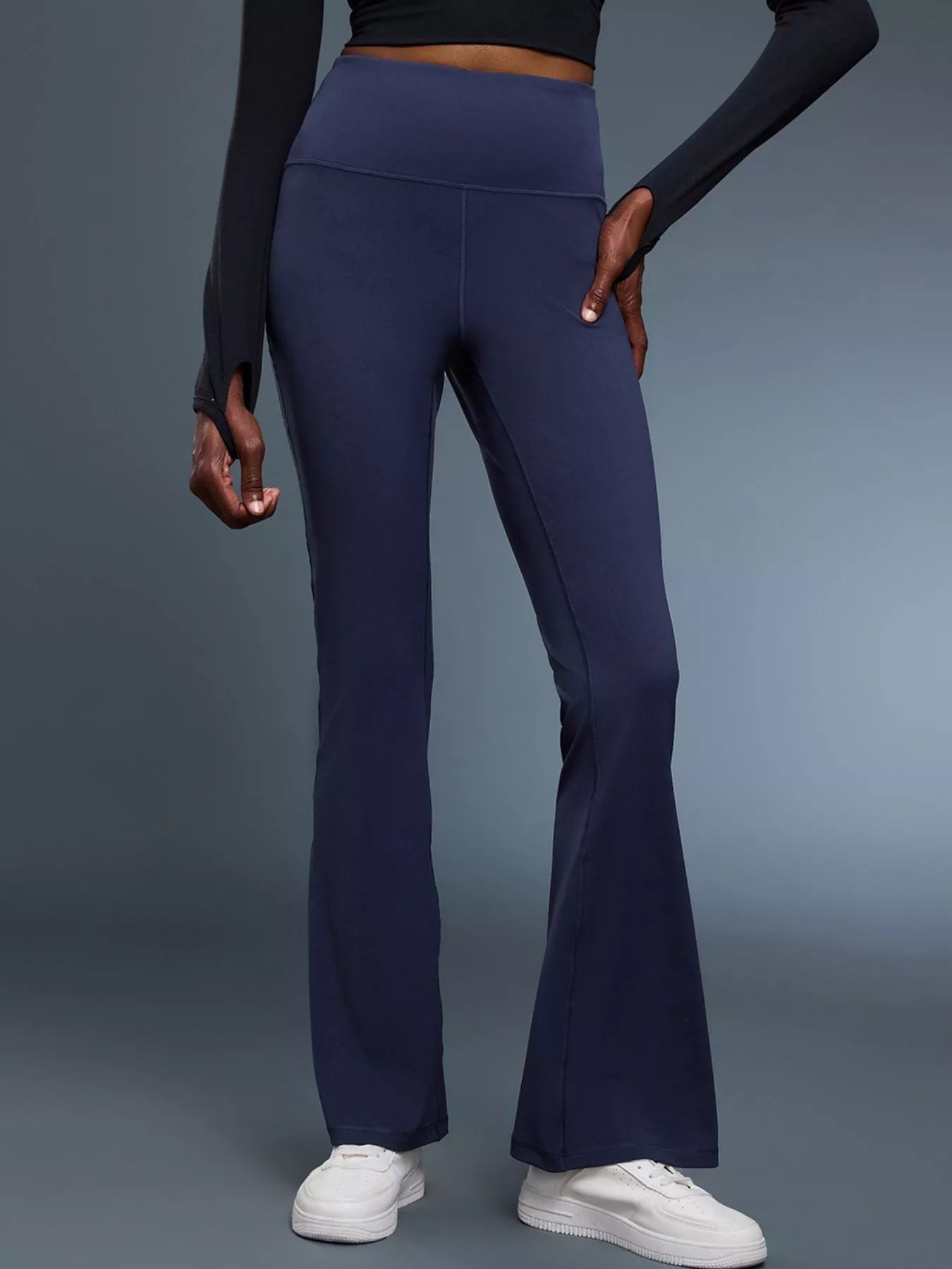 High-Waisted Flare Active Pants Fitggins