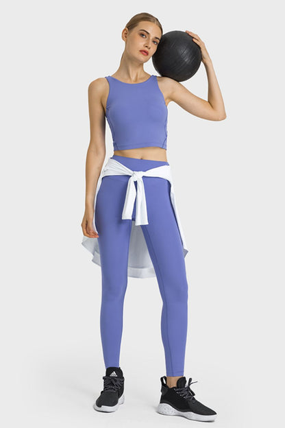 High Waist Active Pants - Leggings - FITGGINS