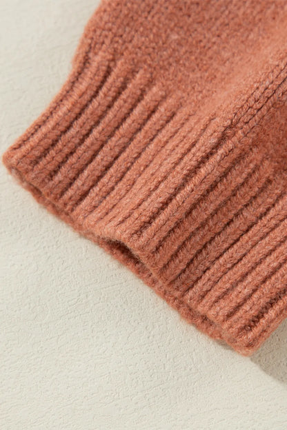 Slit Open Front Dropped Shoulder Cardigan Fitggins