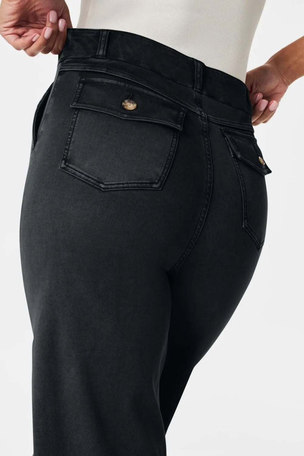 High Waist Jeans with Pockets Fitggins