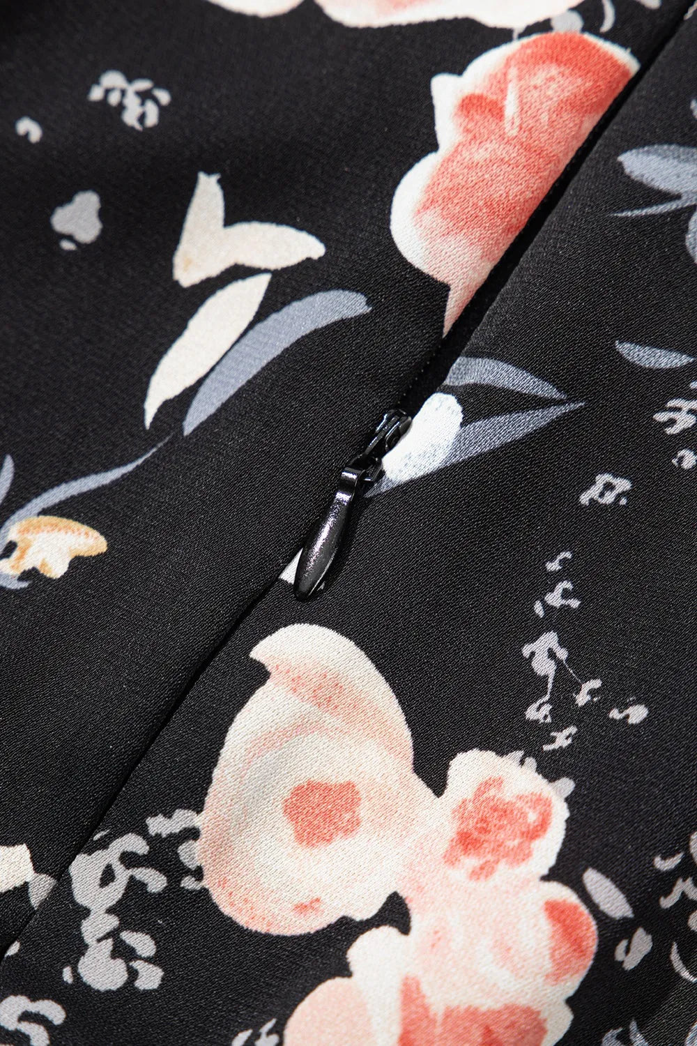 Floral Print Flounce Sleeve Midi Dress Fitggins