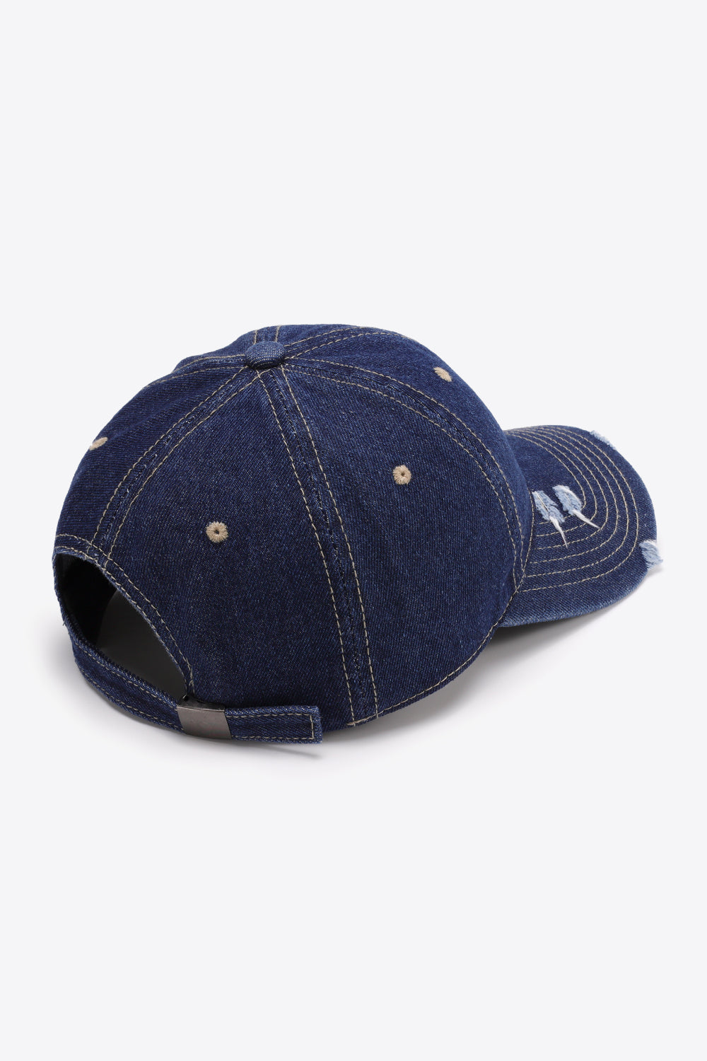 Distressed Adjustable Baseball Cap - Hats - FITGGINS