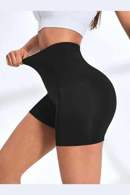 High Waist Active Shorts - Short Leggings - FITGGINS