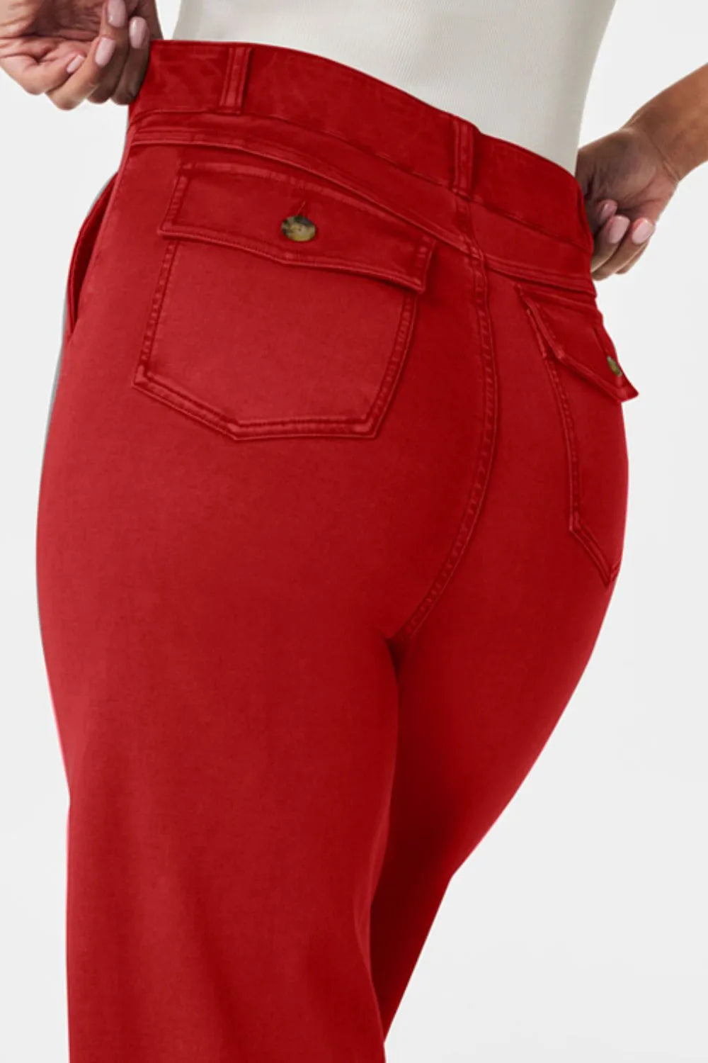 High Waist Jeans with Pockets Fitggins