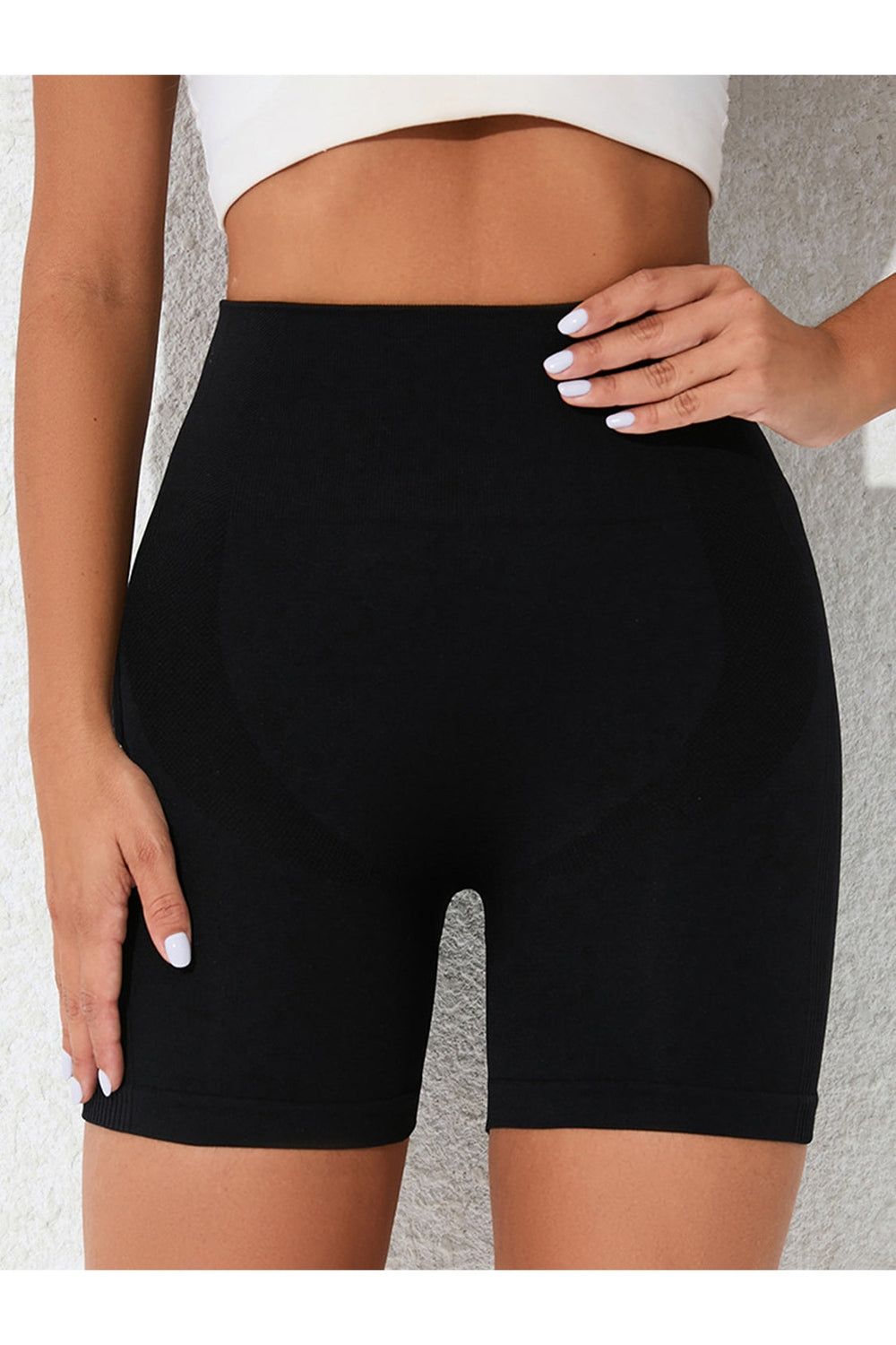 High Waist Active Shorts - Short Leggings - FITGGINS