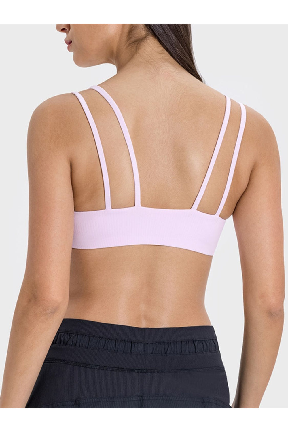 Millennia Scoop Neck Double Strap Active Cami - Crop Tops & Tank Tops - FITGGINS