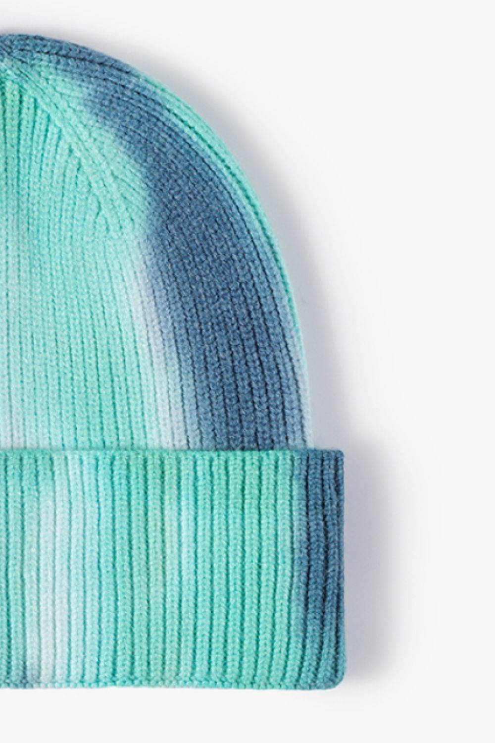 Tie-Dye Cuffed Knit Beanie - Hats - FITGGINS