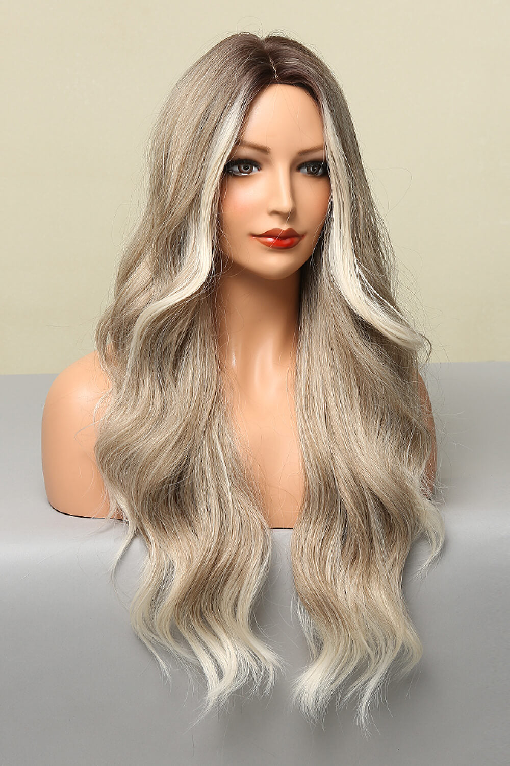 Full Machine Made Long Wave Wigs 26'' - Hair - FITGGINS