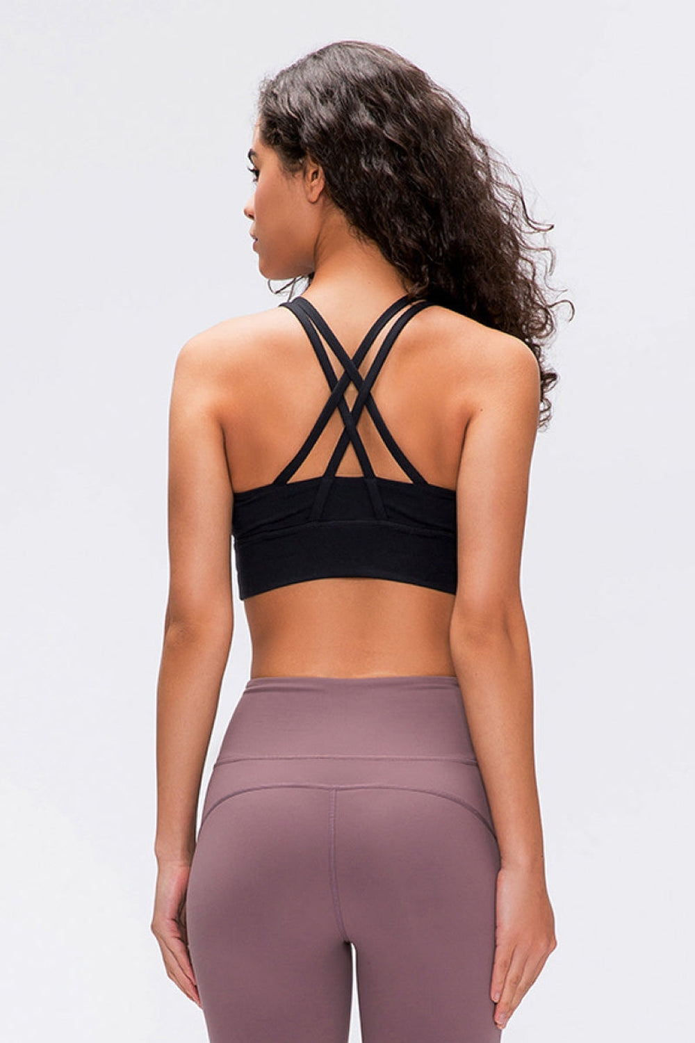 Millennia Double X Sports Bra - Basic Colors - Crop Tops & Tank Tops - FITGGINS