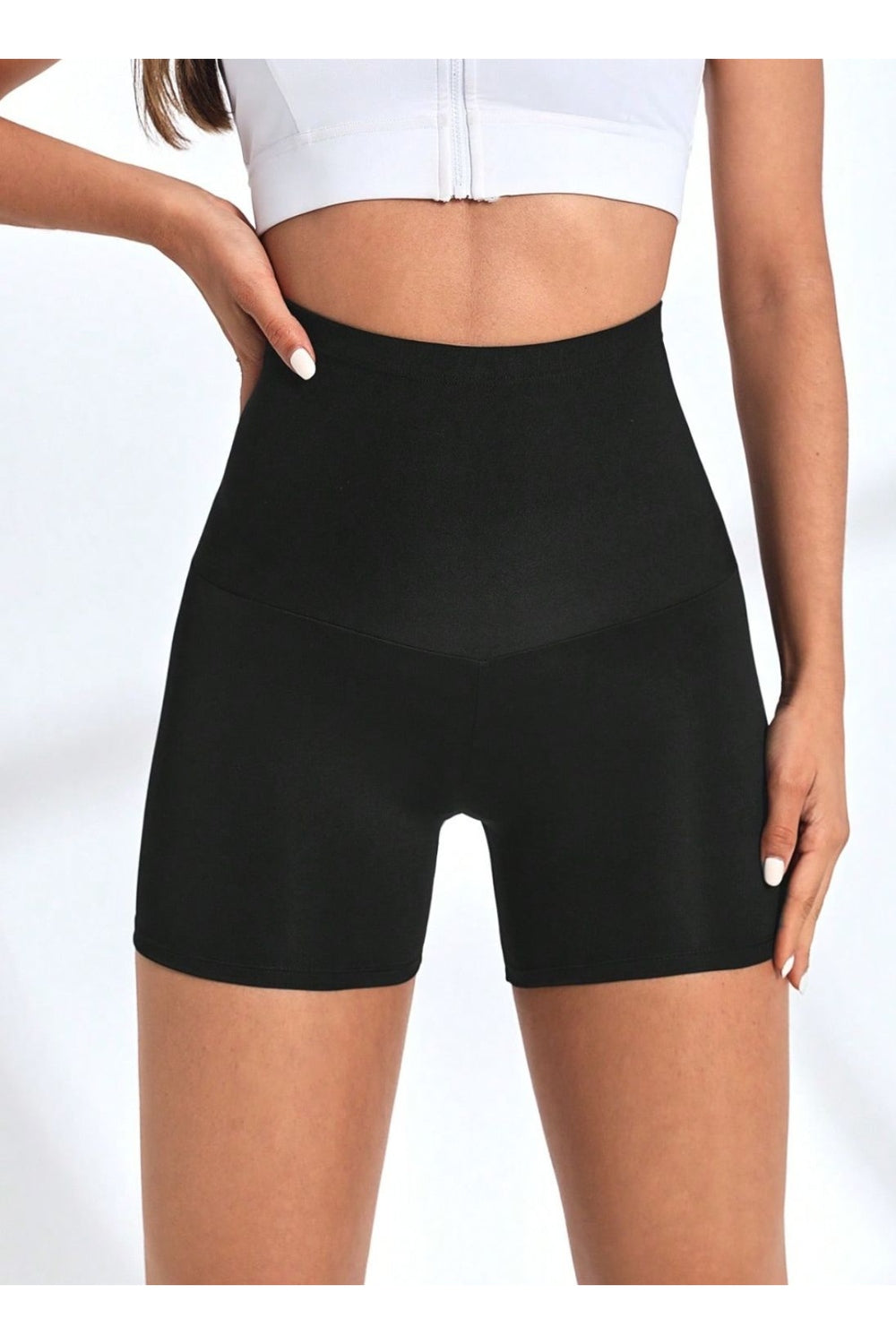 High Waist Active Shorts - Short Leggings - FITGGINS