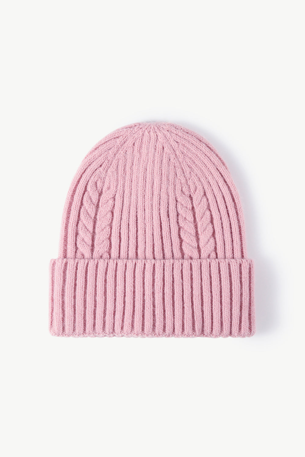 Cable-Knit Cuff Beanie - Hats - FITGGINS