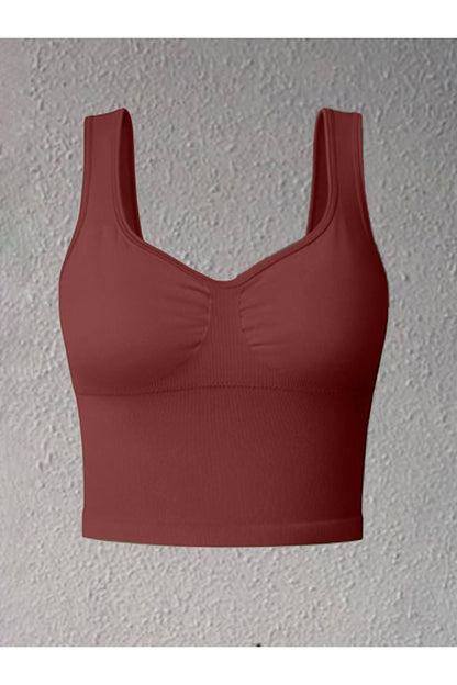 Wide Strap Active Tank - Crop Tops & Tank Tops - FITGGINS