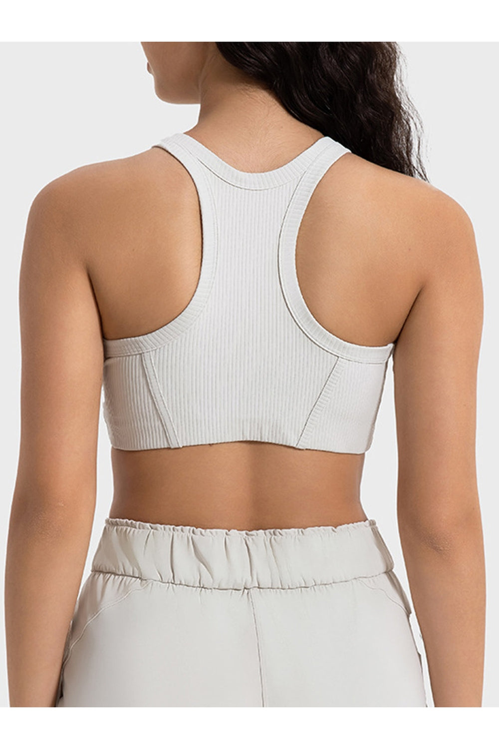 Millennia Wide Strap Cropped Sport Tank - Crop Tops & Tank Tops - FITGGINS