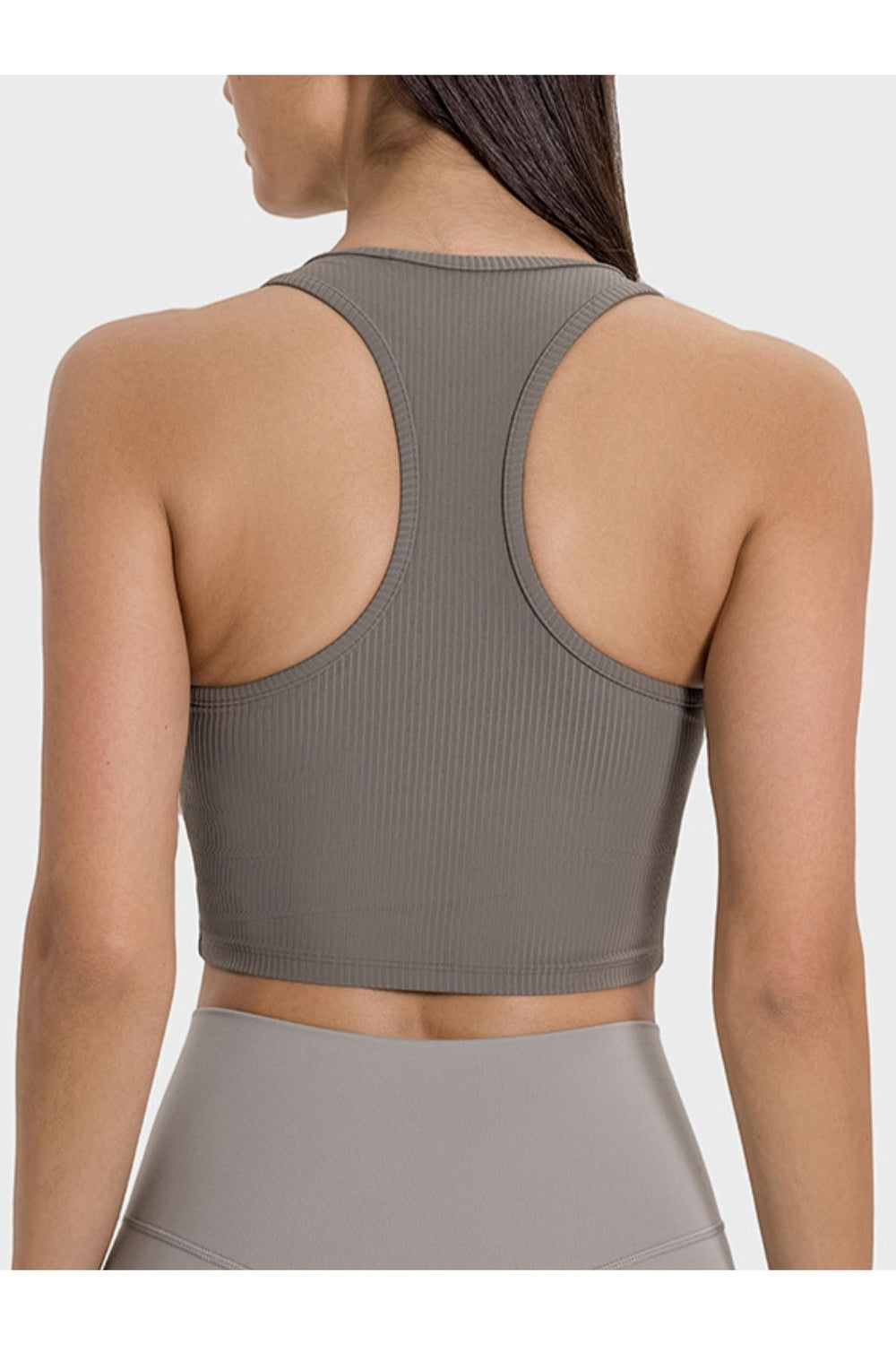 Millennia Scoop Neck Wide Strap Active Tank - Crop Tops & Tank Tops - FITGGINS