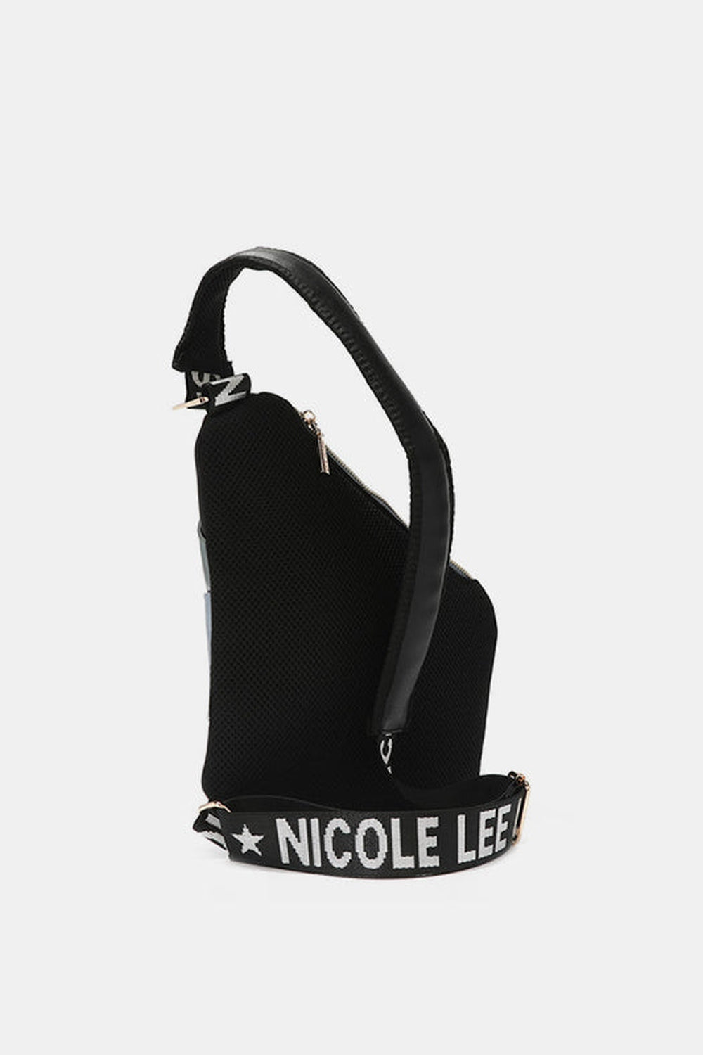 Nicole Lee USA Vegan Leather Leopard & Lip Pattern Crossbody Bag - Handbag - FITGGINS