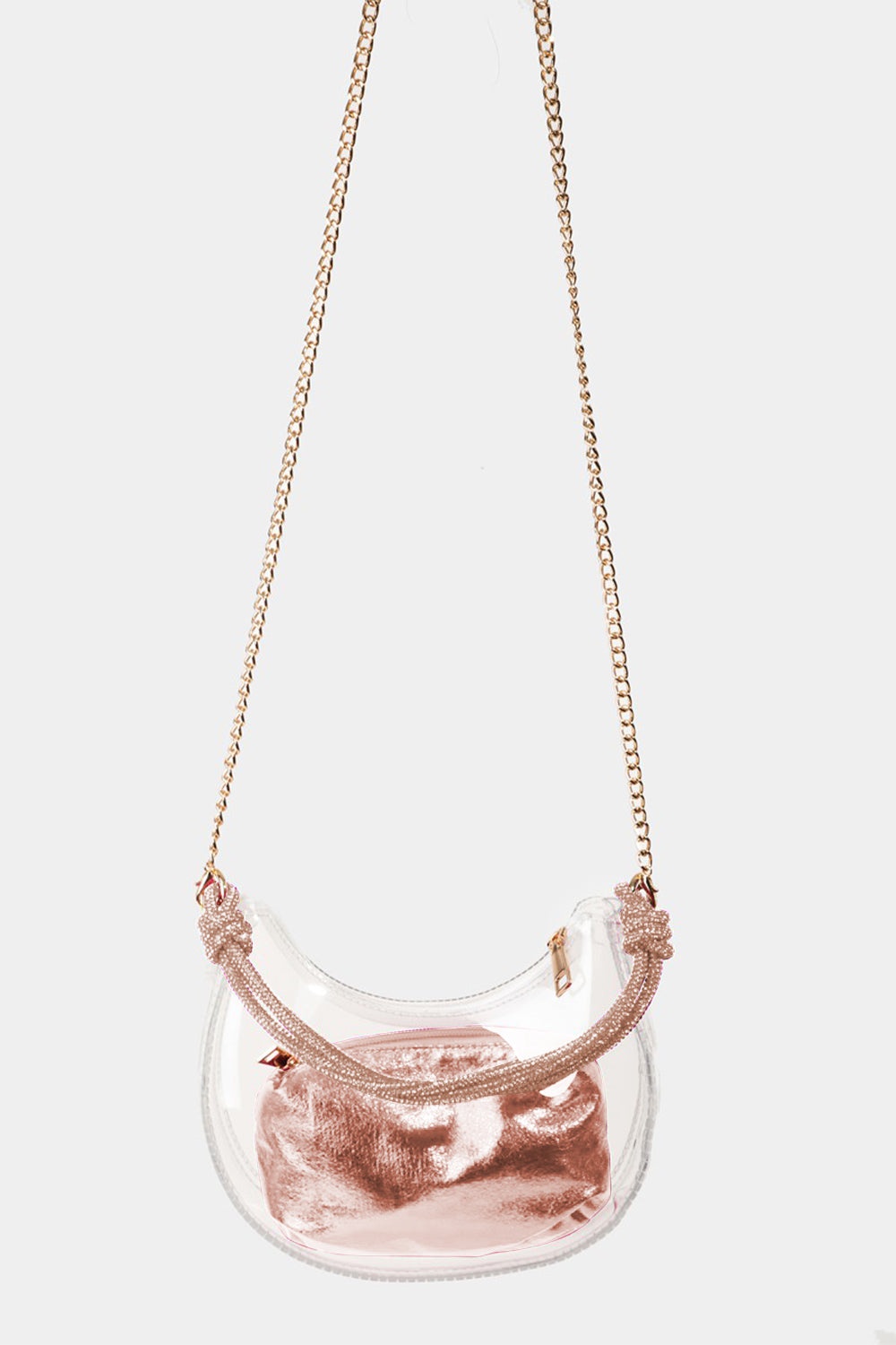 Fame Clear See Through Baguette Bag - Handbag - FITGGINS