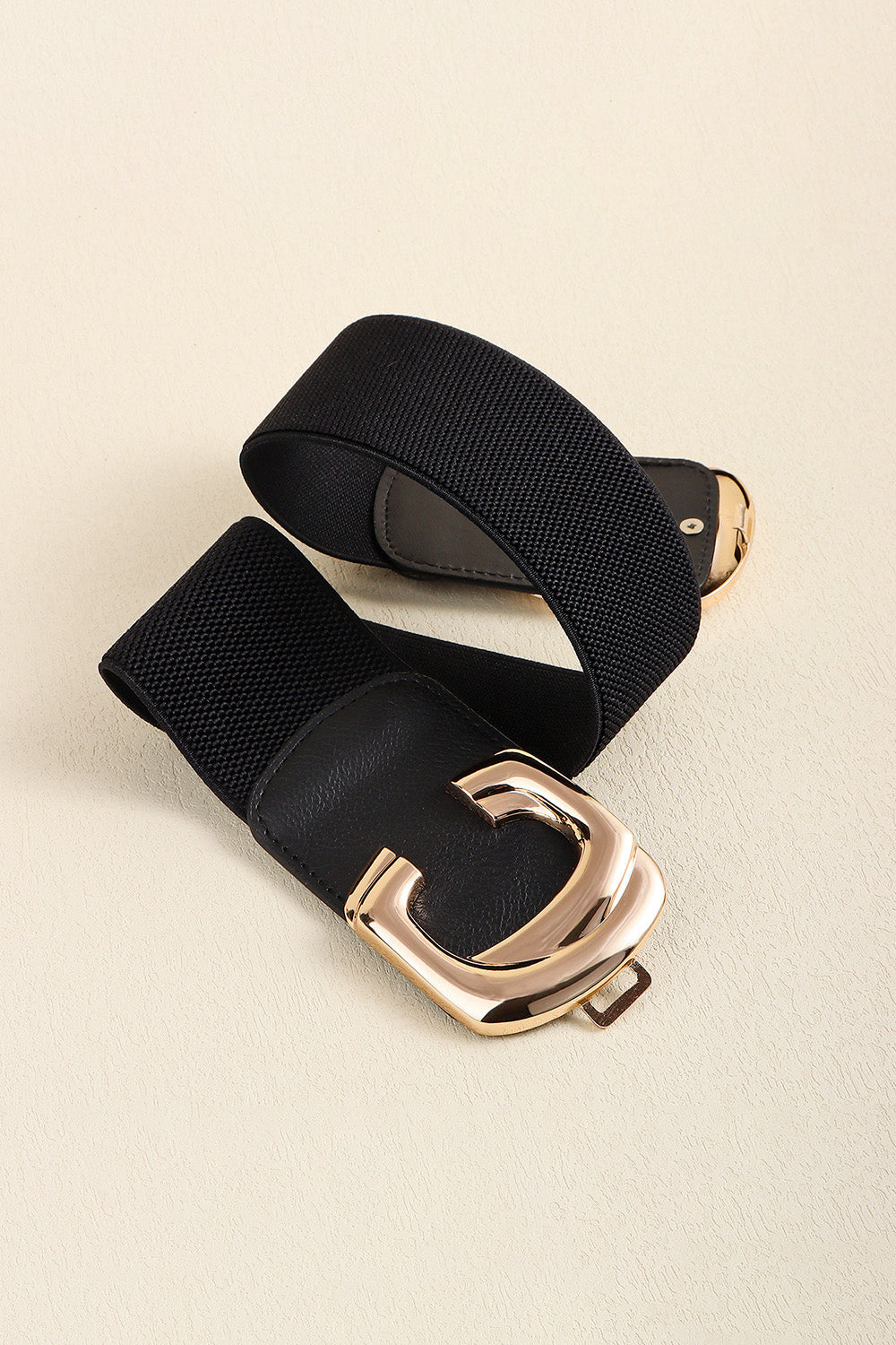 Zinc Alloy Buckle Elastic Wide Belt - Belt - FITGGINS