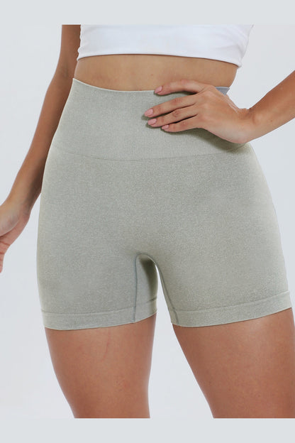 High Waist Active Shorts - Short Leggings - FITGGINS