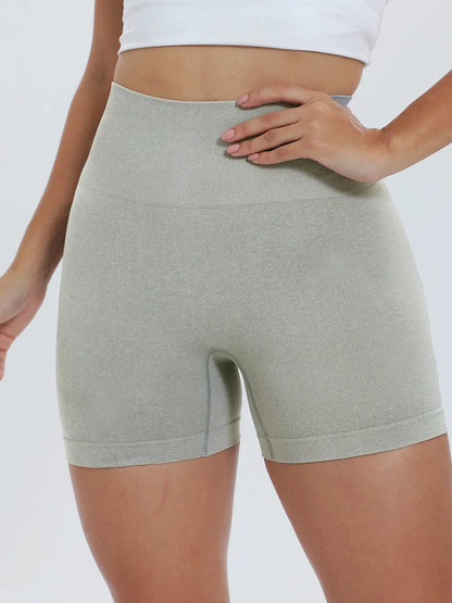 High Waist Active Shorts Fitggins