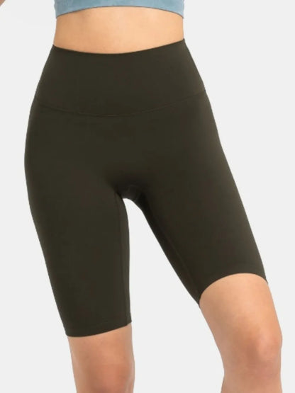 Millennia High Rise Wide Waistband Active Shorts Fitggins