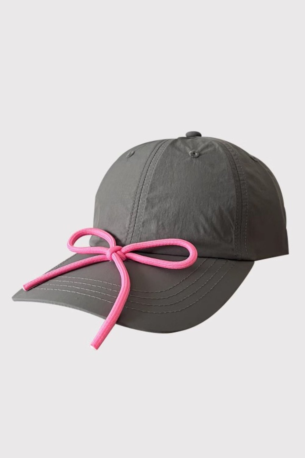 Bow Trim Adjustable Baseball Cap - Hats - FITGGINS