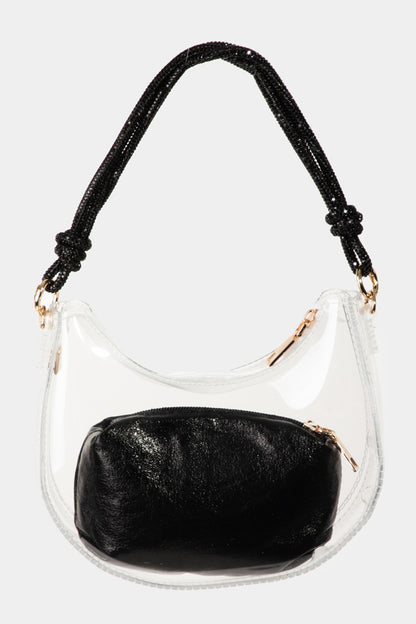 Fame Clear See Through Baguette Bag - Handbag - FITGGINS